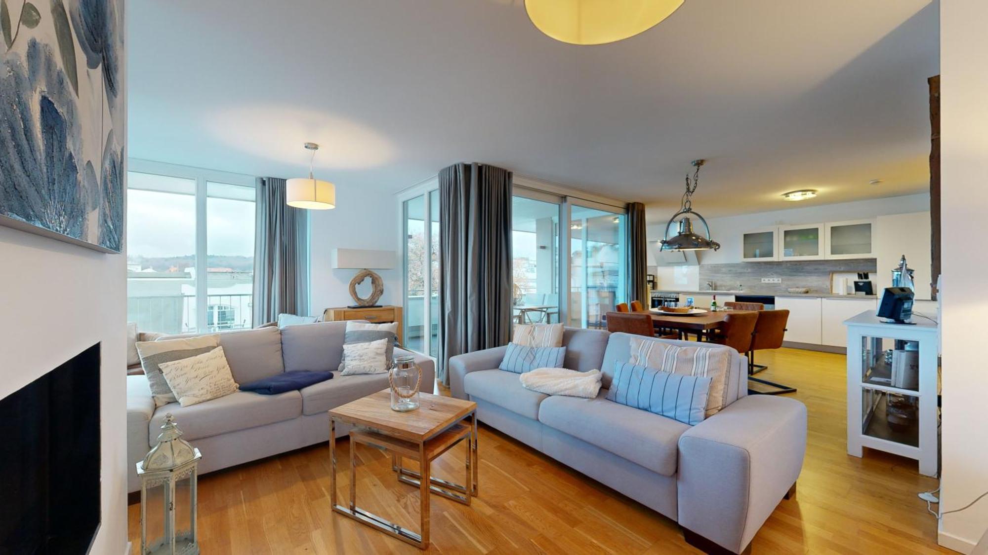 Strandnahe Fewos Mit Terrasse Oder Dachterrasse, Strandhaus Seeblick, Остзебад Бинц Экстерьер фото